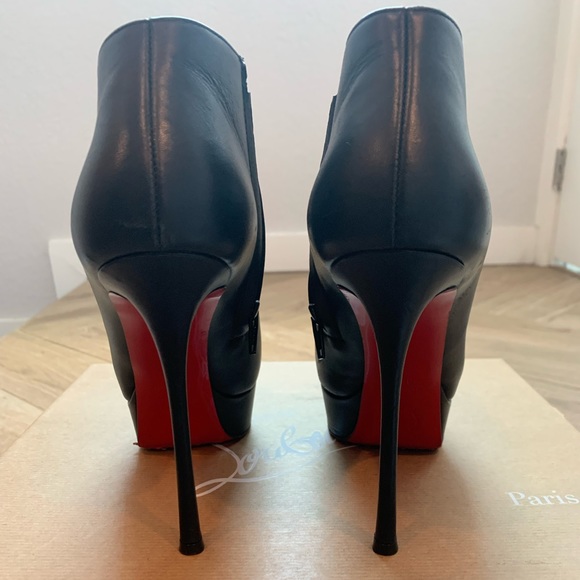 Christian Louboutin Dirdibootie Black Leather - Picture 8 of 11